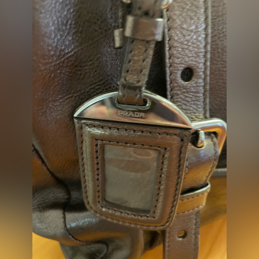 Prada Brown Leather Handbag - Picture 5 of 16